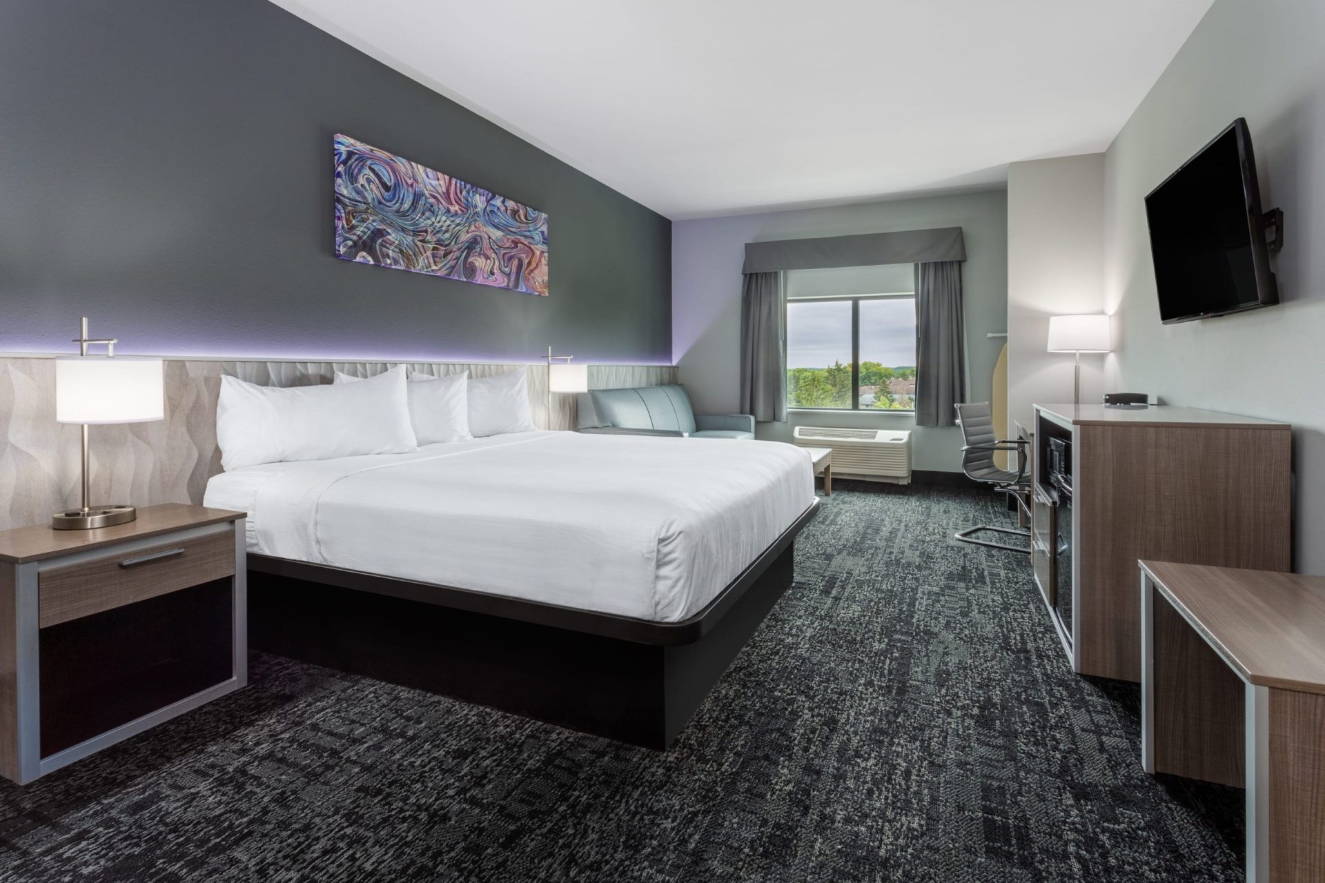 One King Bed Studio Suites, Non-Smoking Baymont Madison